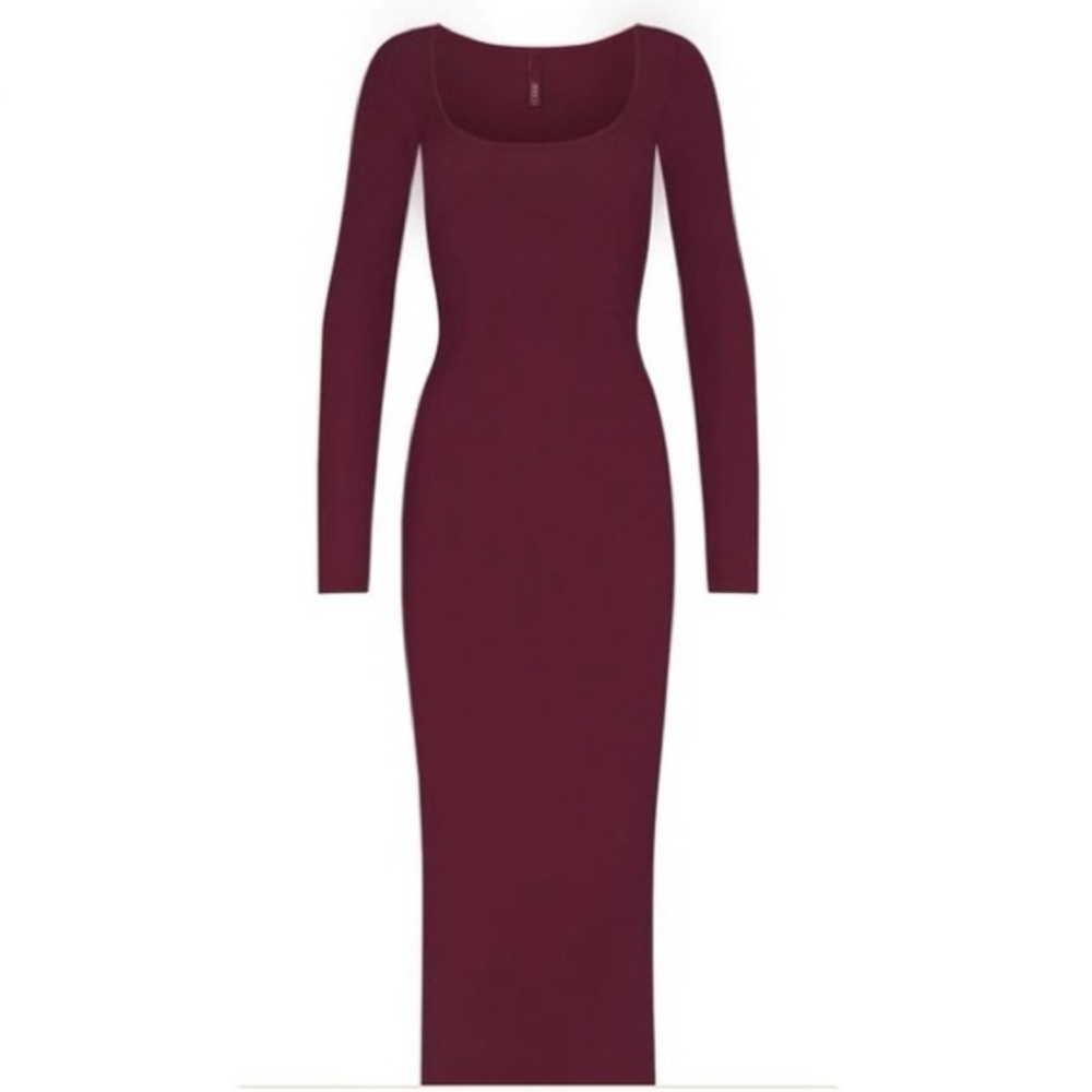 SKIMS SOFT LOUNGE LONG SLEEVE DRESS